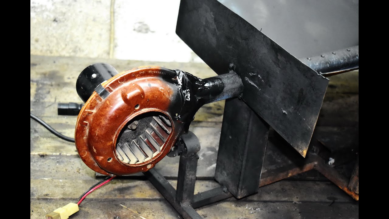 OLD BLOWER FAN ??? / Homemade DIY Building Blacksmithing Forge