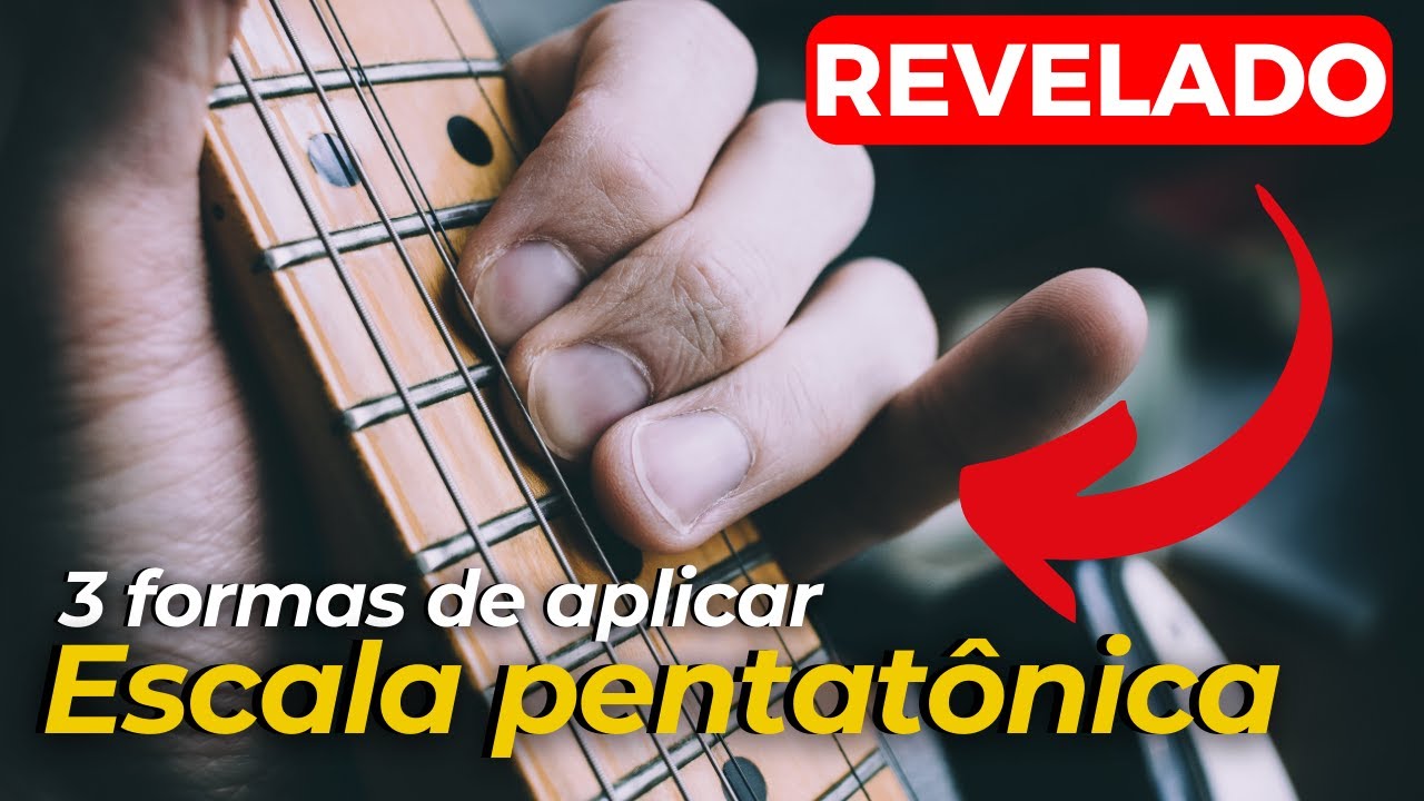 Escala PENTATÔNICA - Essas são as 3 formas de aplicar a escala PENTATÔNICA + usadas na GUITARRA.