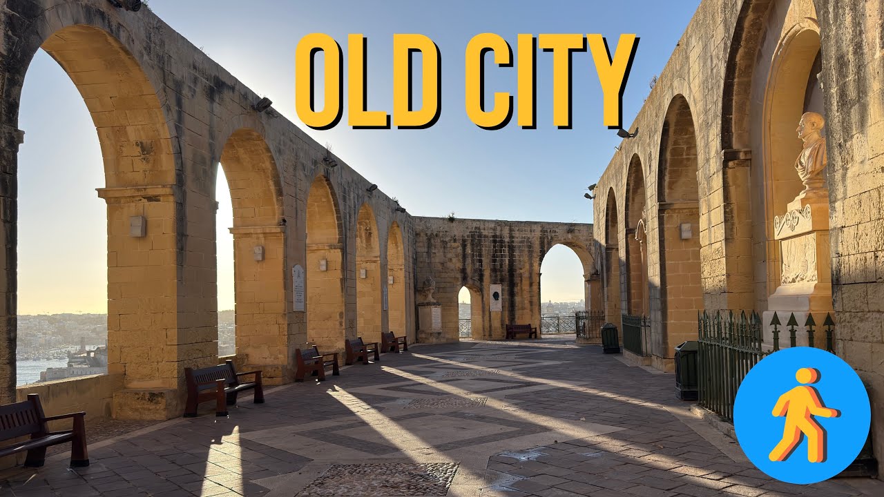 Exploring Old Town City Center in Valletta, Malta 🇲🇹 