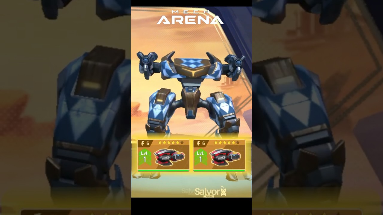 🌈Stalker + Blast RPG🚀6 Long-Range Assassin Missile Combo That Destroys Opponents|Mech Arena #short