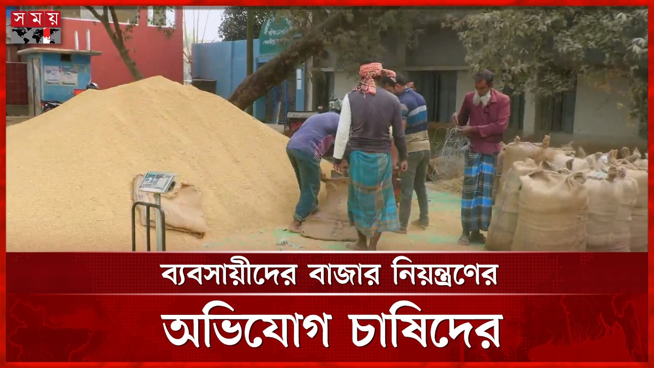 নওগাঁর হাটে বেড়েছে মোটা ধানের সরবরাহ | Coarse Rice | Naogaon | Somoy TV