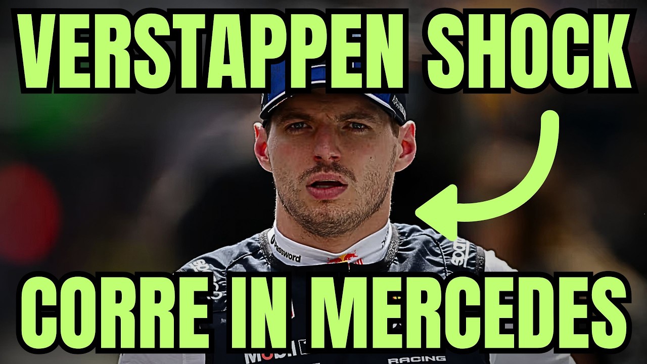 VERSTAPPEN IN MERCEDES!  L&rsquo;annuncio ufficiale che gela la Red Bull