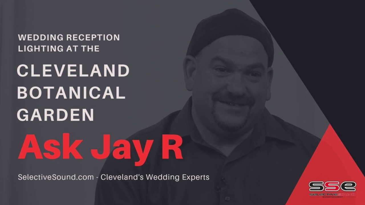 Wedding Reception Lighting For Cleveland's Botanical Garden