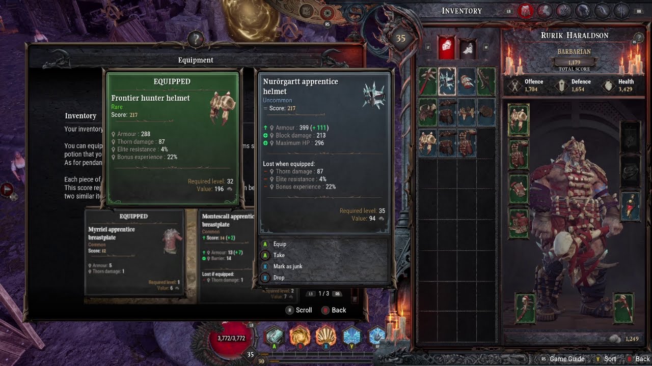 Dragonkin: The Banished - Character Selection & Exploring Montescail | Dungeon Purification Demo