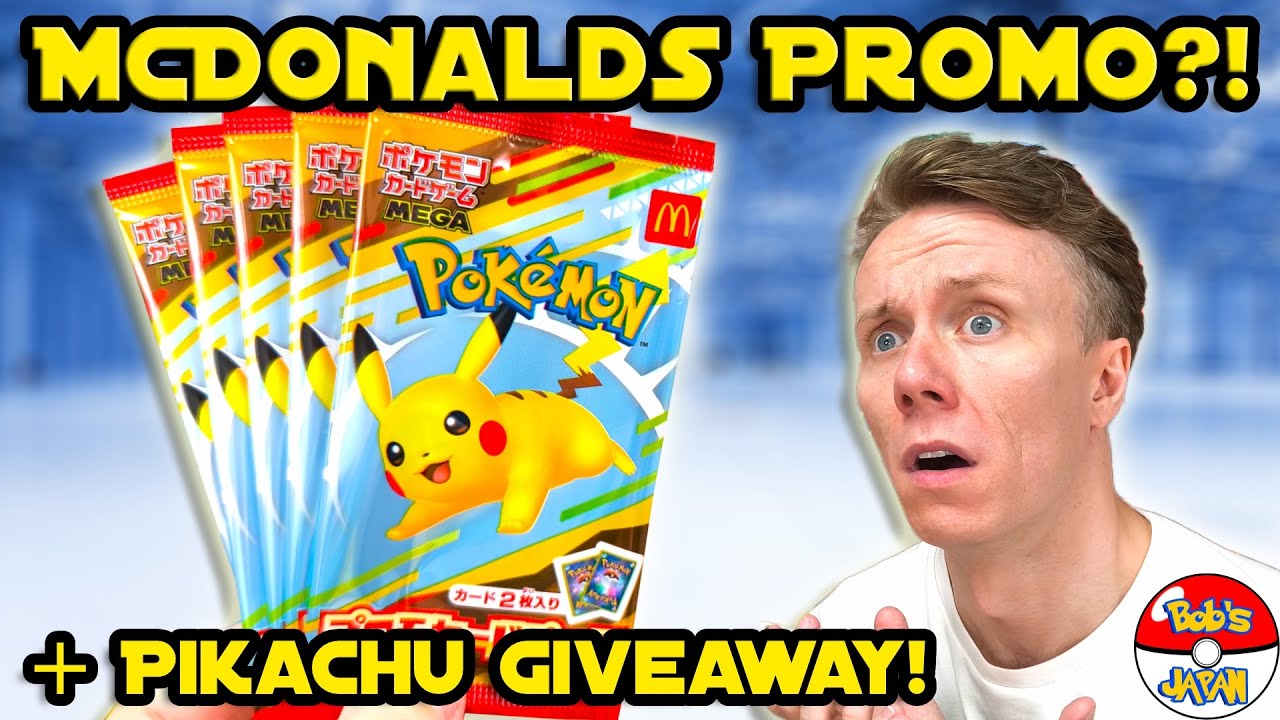 McDonald’s Japan Pokemon Cards Are SOLD OUT! 🍔🔥 Opening 5 Happy Meals + Pikachu Promo Giveaway!