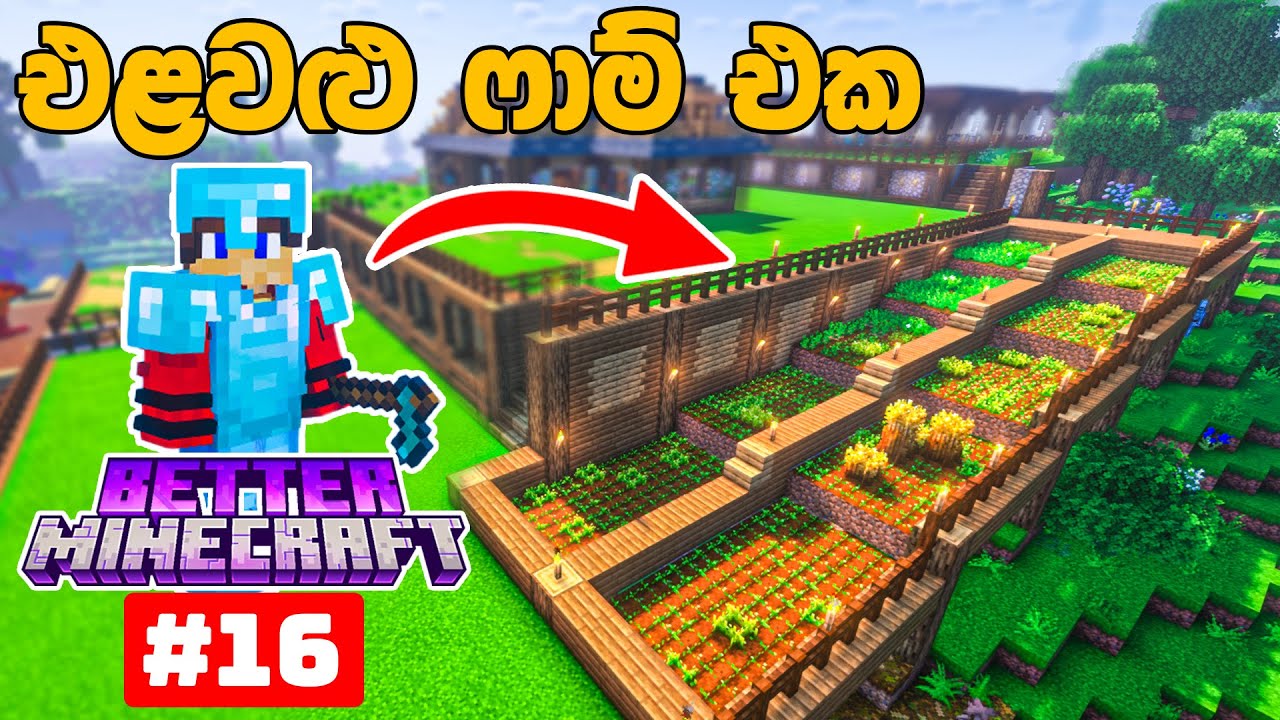 I Built a Massive Farm on a Mountain in Better Minecraft PC Gameplay #16