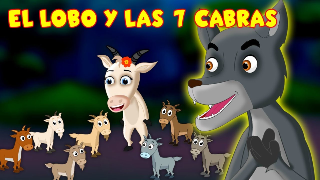 El Lobo y los Siete Cabritos - Cuentos infantiles en español - DIbujos animados