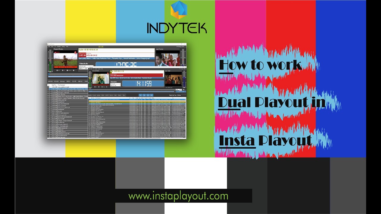 Indytek Solutions | InstaPlayout | How to work Dual Playout in InstaPlayout.