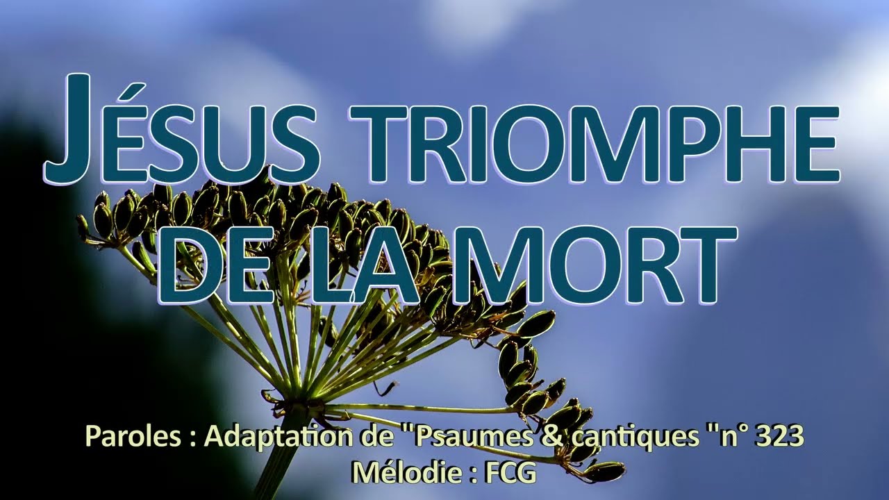 J&eacute;sus triomphe de la mort