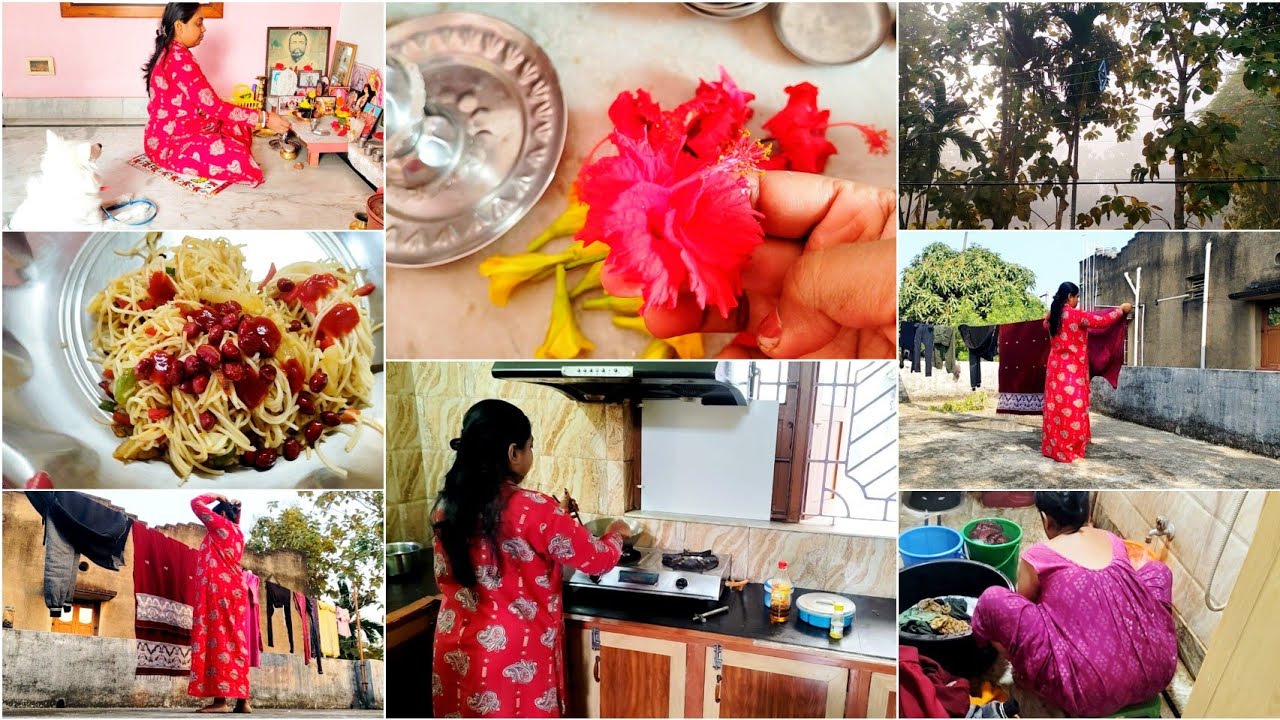 একে হাড় কাঁপানো ঠান্ডা তার উপর সংসারের এতো কাজ সবটাই একা সামলাই/My morningroutine Today ✅