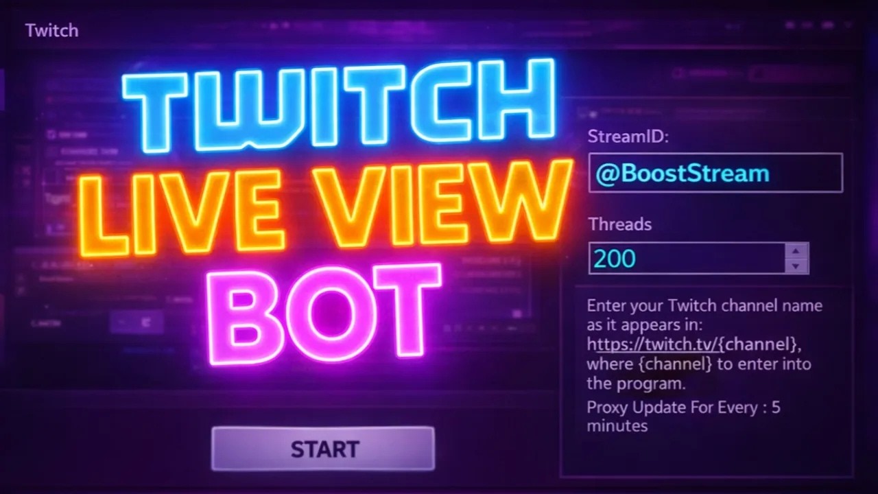 TWITCH VIEW BOT | TWITCH VIEWER BOT 2026 | TWITCH LIVE VIEW BOT