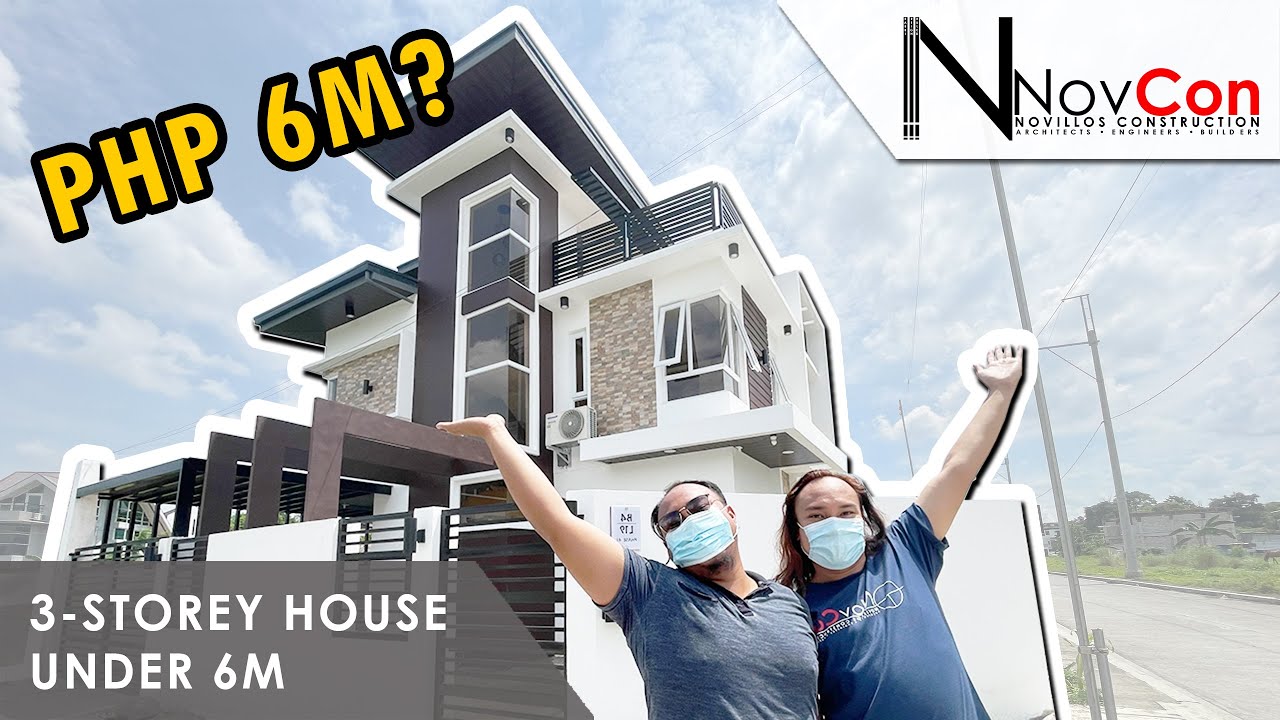 House Tour 6: 3-storey Residential with Roof Deck Under 6M PHP