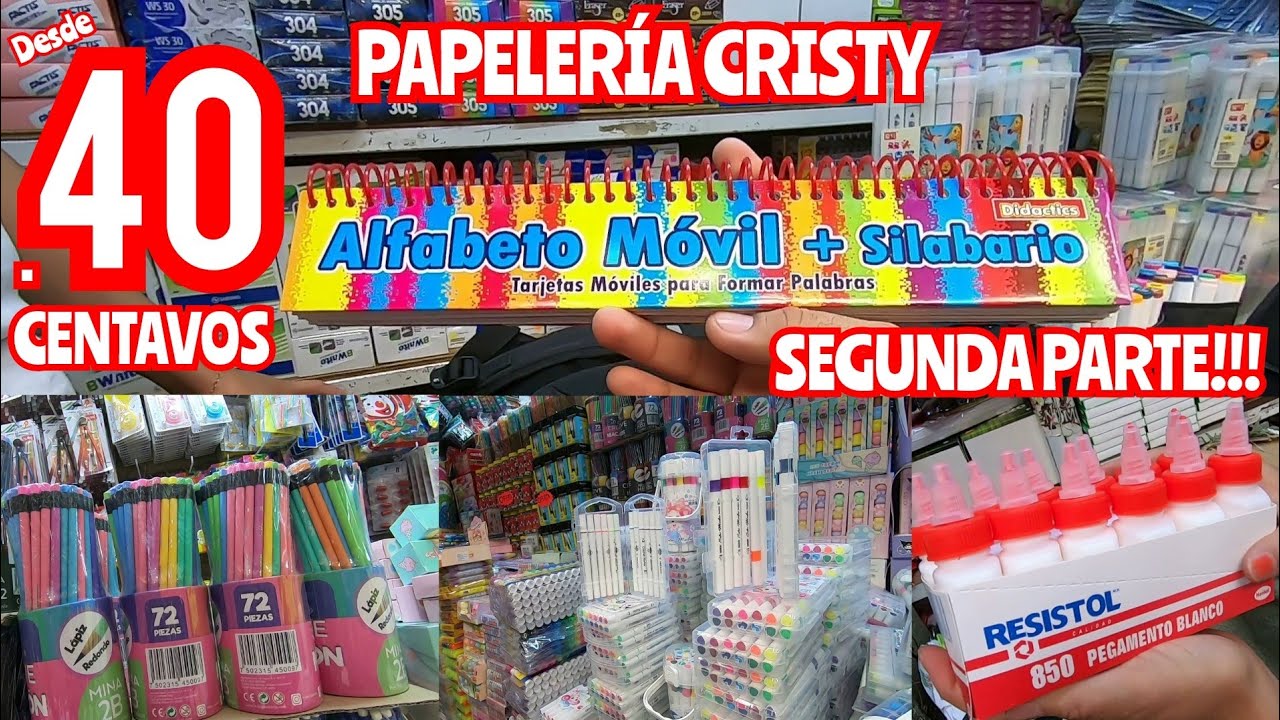 LA PAPELERÍA MÁS BARATA QUE HE GRABADO DESDE 40 CENTAVOS PARTE 2 ORIGINAL Y KAWAII NO LO CREERÁS!!!