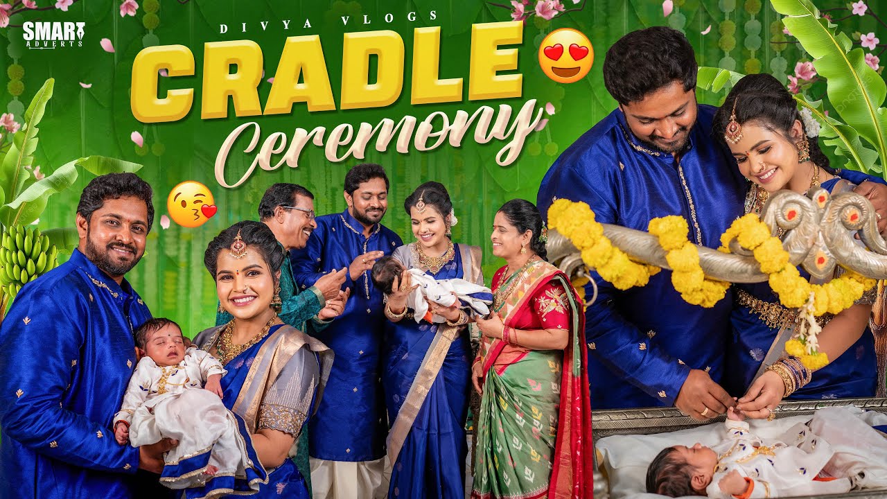 Cradle Ceremony Celebrations 🥰 || Family Love ❤️ || Divya Vlogs