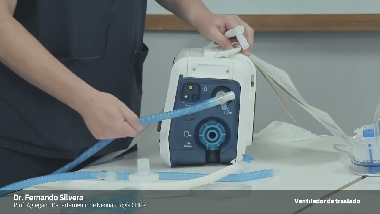 Uso de ventilador traslado versión completa. Prof. Ag. Dr. Fernando Silvera