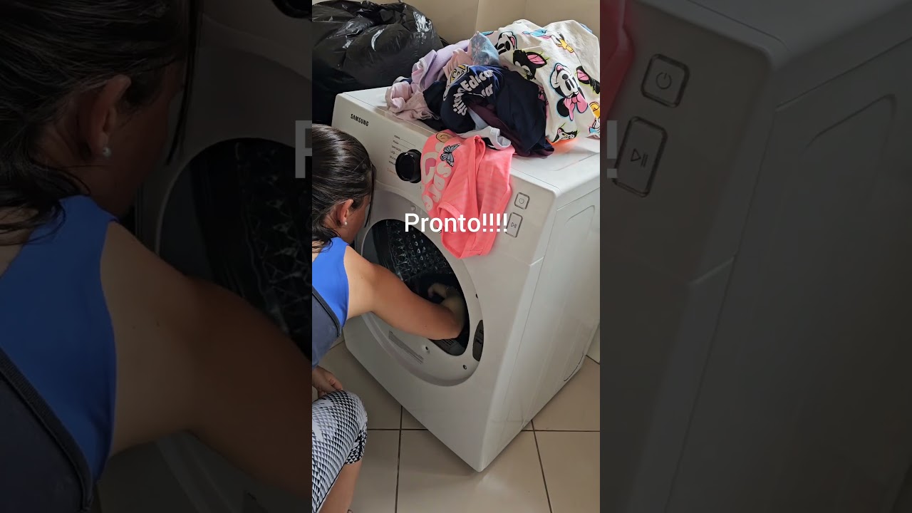 Algu&eacute;m mais apaixonada pela secadora de roupas? @Samsung #secadoras