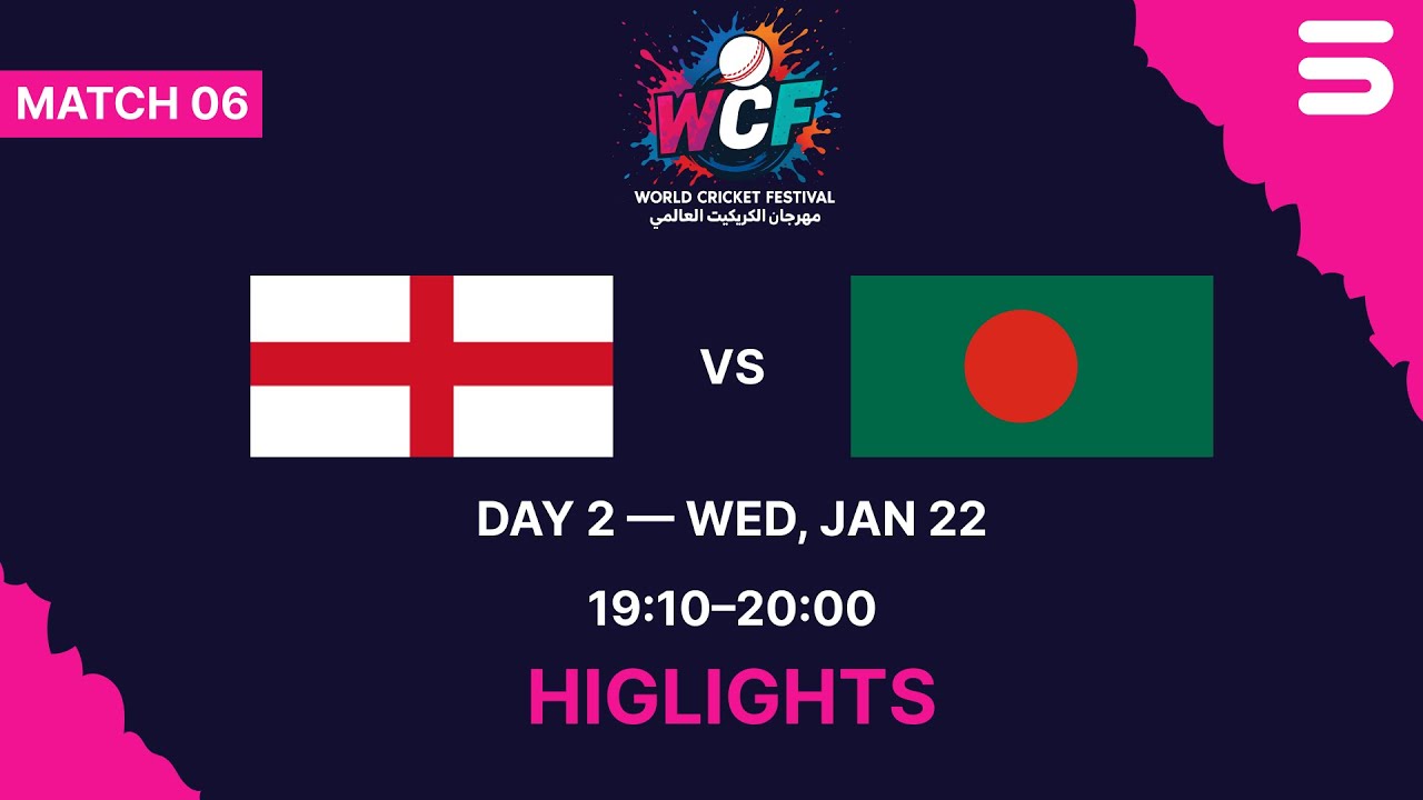 Full Highlights  | ENG Vs BAN | Match 6 | WCF - Double Wicket World Cup 2026 | Day 2 | M9D1H