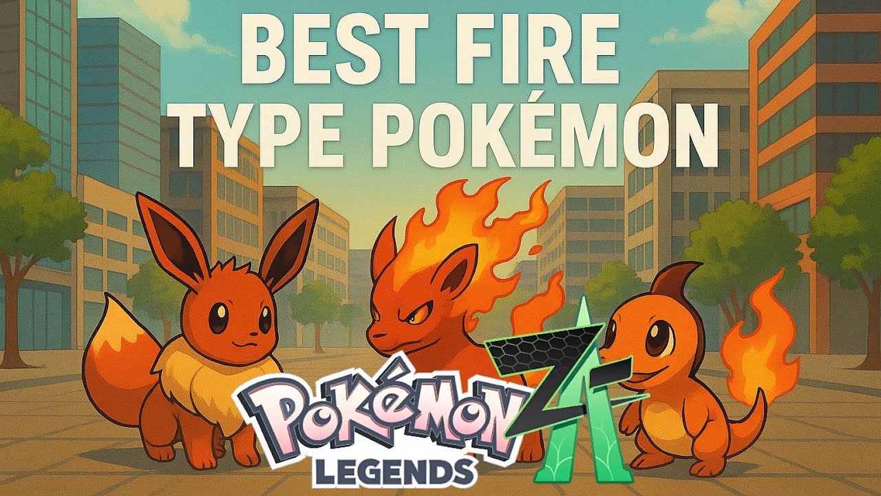 Pok&eacute;mon Legends Z-A: Strongest Fire Type Pok&eacute;mon Ranked!