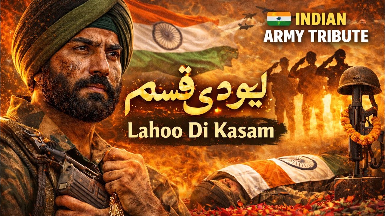 لहू دی قسم 🇮🇳 | New Punjabi Desh Bhakti Song 2026 | Indian Army Tribute | Emotional Song