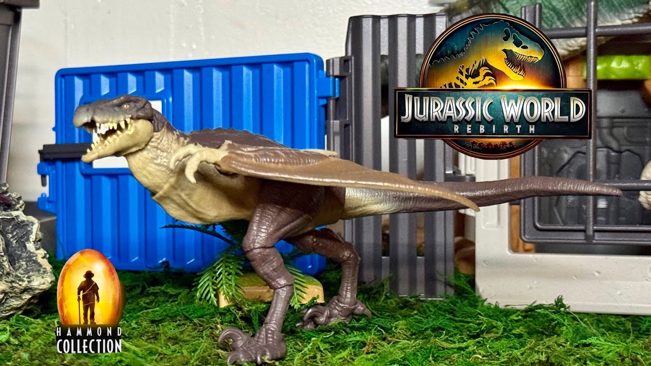 Распаковка и обзор фигурки Mutadon из коллекции Jurassic World Hammond