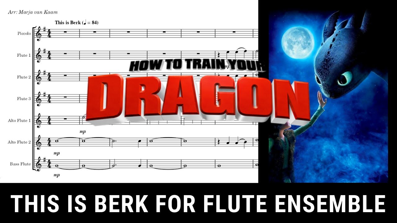 This Is Berk for Flute Ensemble | HOW TO TRAIN YOUR DRAGON