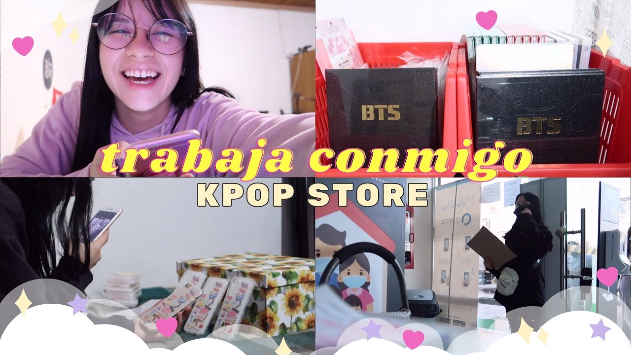 trabaja conmigo 🌼 bts álbums, paquetes, envíos, accesorios /tienda de kpop vlog