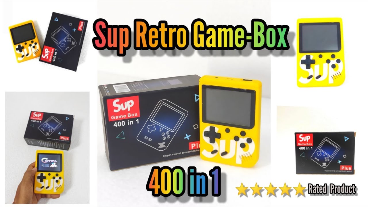 ⭐⭐⭐⭐⭐Sup Retro Game Box 400 in 1 ( Unboxing & Game Play Test on TV )⭐⭐⭐⭐⭐