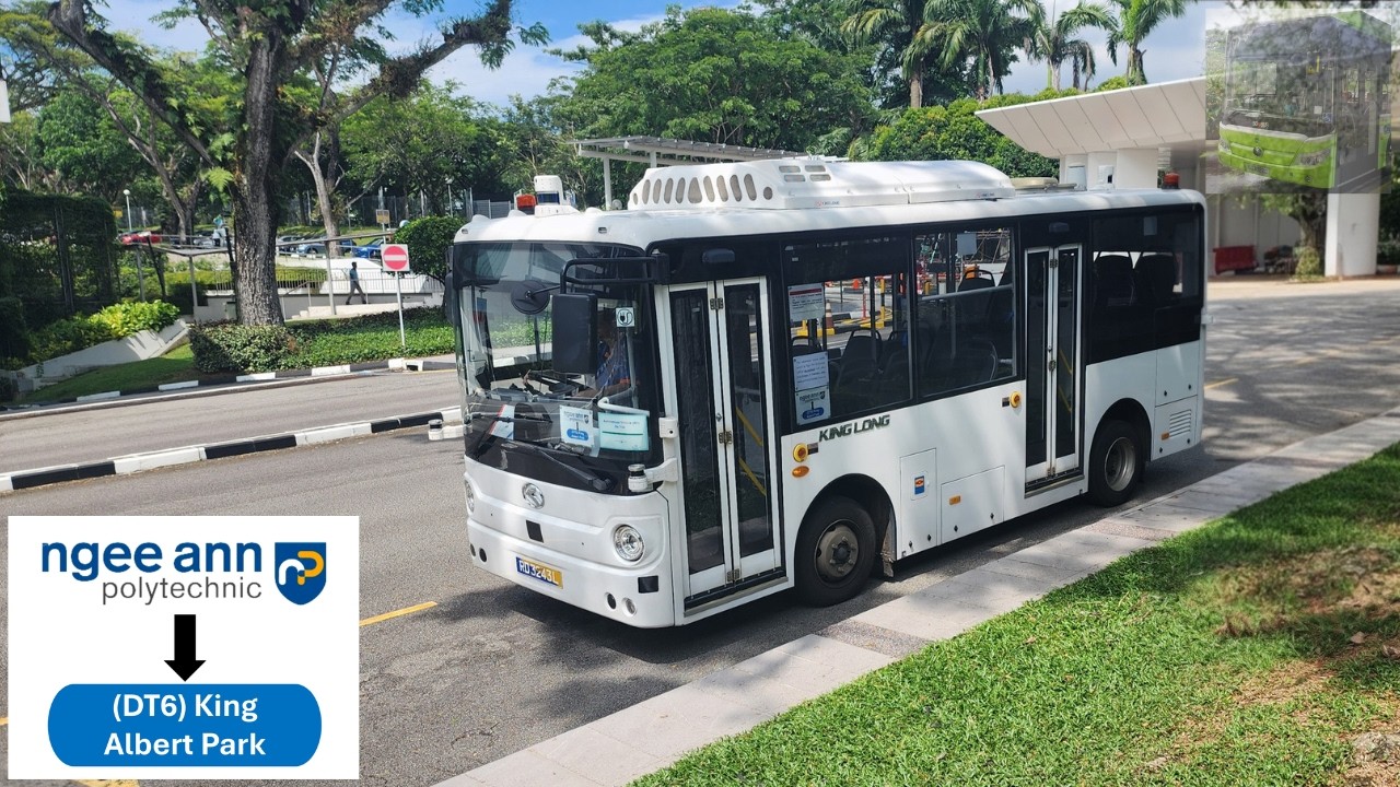 [Moovita] RD3243L on Ngee Ann Poly - King Albert Park MRT Shuttle (PM Variant) —King Long XMQ6650GEV