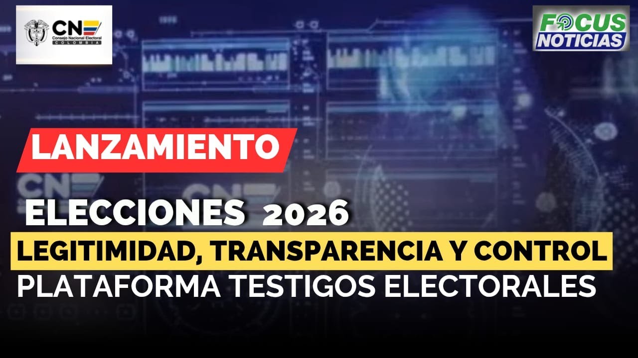 🗳️EN VIVO. CNE Lanza PLATAFORMA DIGITAL Para SEGUIMIENTO de ELECCIONES 2026 y TESTIGOS Electorales