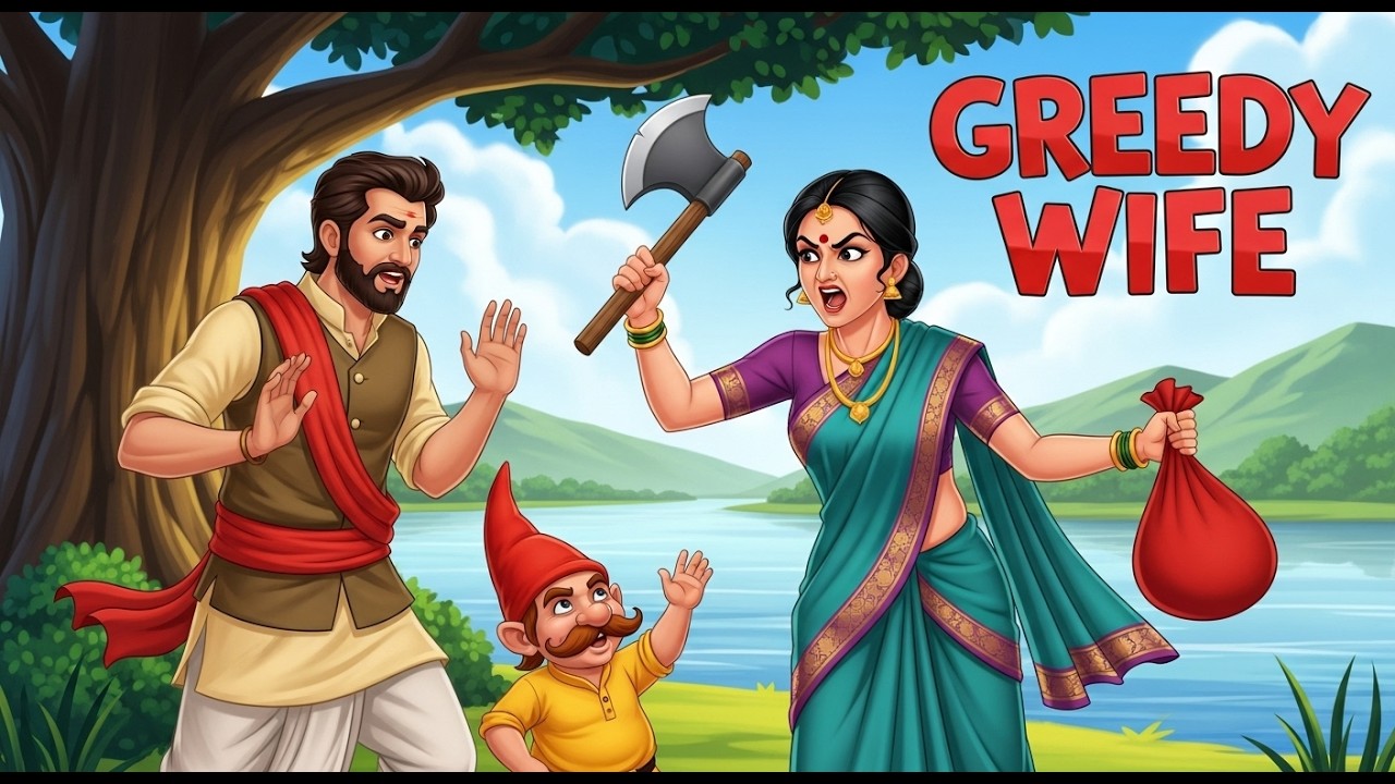 Greedy Wife | Moral Stories in English | A heart Touching Story | Learn English | Bedtime Stories