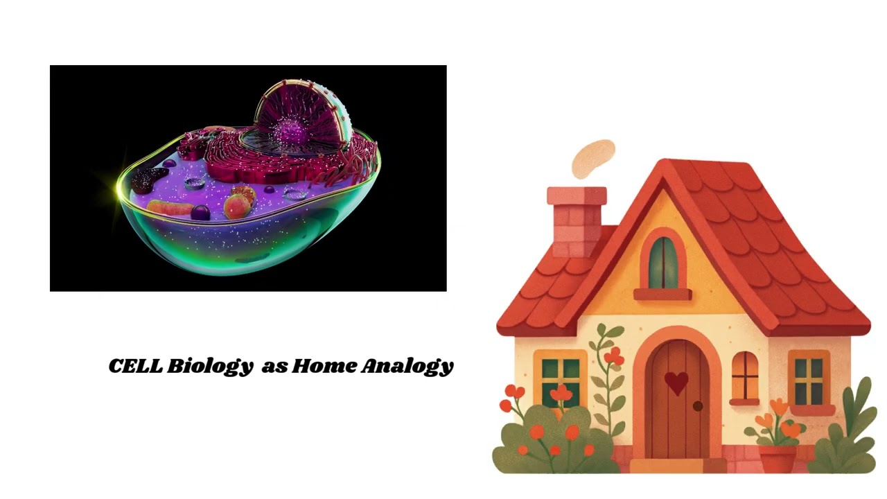 CELL Biology as Home Analogy #cellbiology