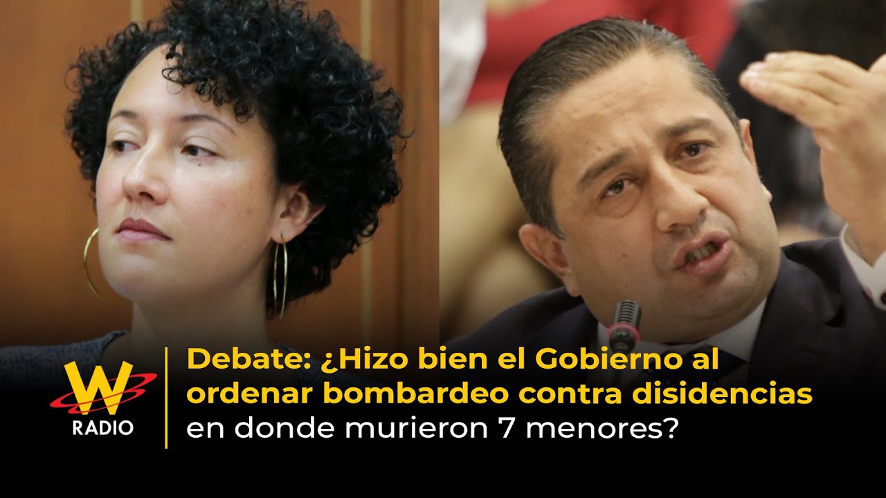 Debate: &iquest;Hizo bien el Gobierno al ordenar bombardeo contra disidencias en donde murieron 7 menores?