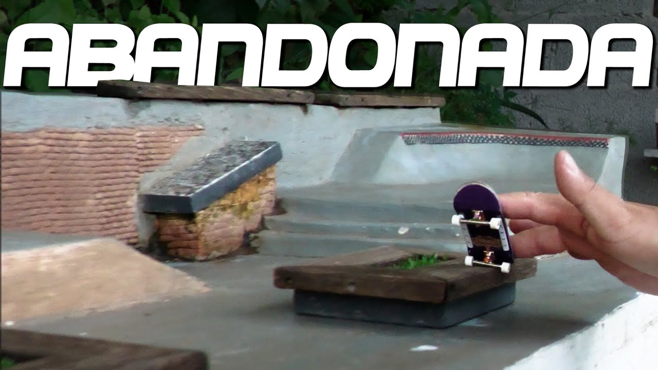 Pista de Fingerboard Abandonada!