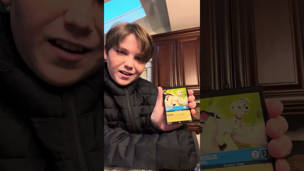 Opening up Disney lorcana cards with you guys day 1