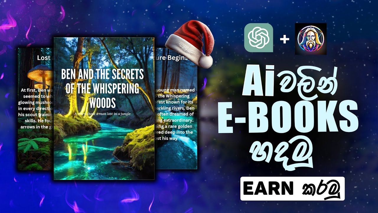 How to write a book with Ai and sell it |step by step Sinhala tutorial