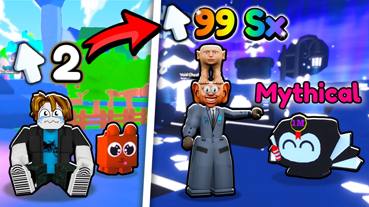 From Noob to SX CLICKS 👀 | Roblox Clicking Simulator Ultimate Noob to Pro