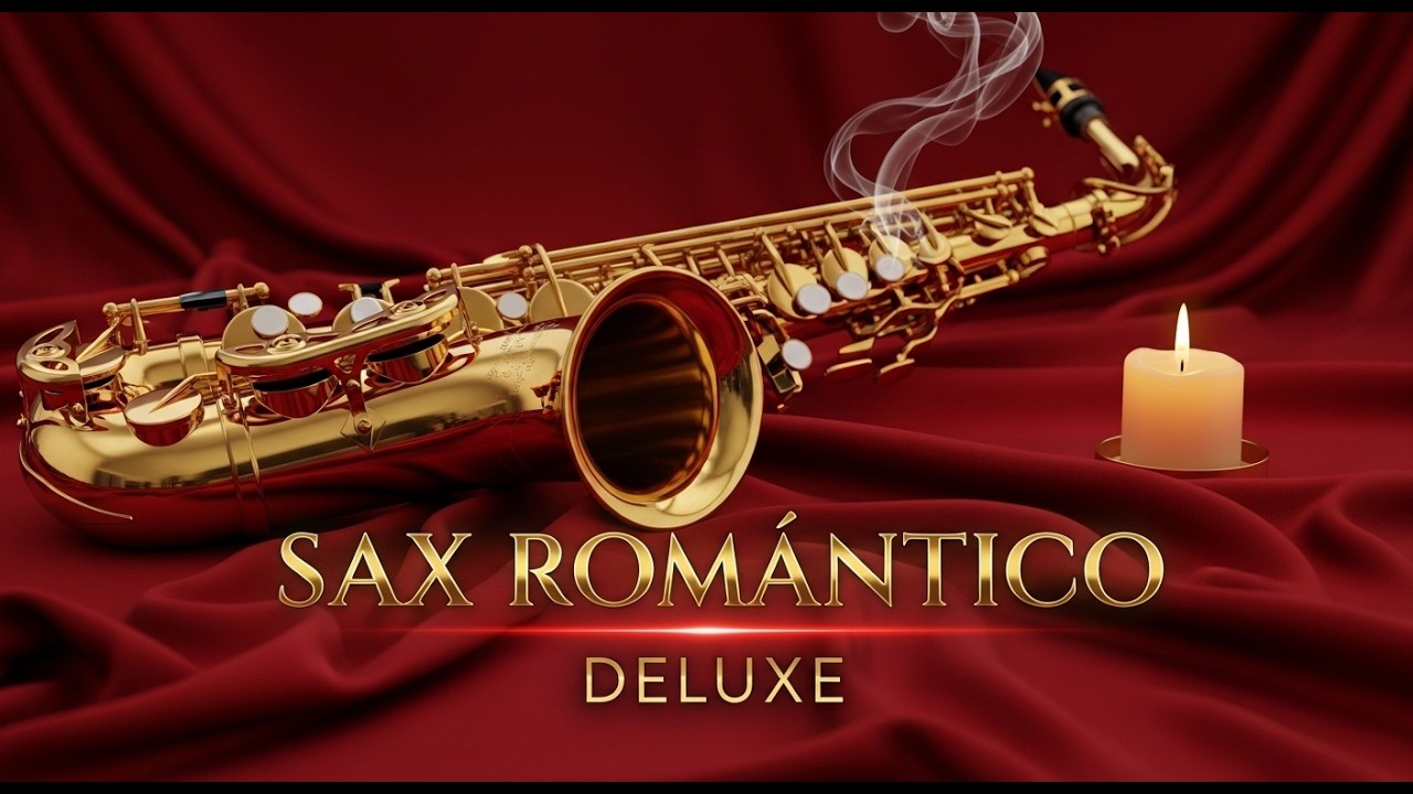 Sax Romántico Nocturno para Dormir Profundamente, Relajar la Mente y Calmar Emociones