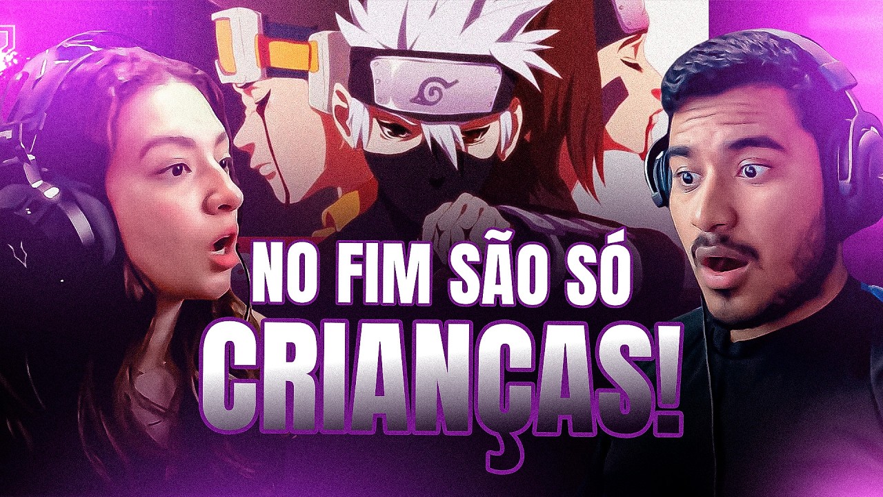REACT EM CASAL: 7 Minutoz | Rap do Kakashi, Obito e Rin (Naruto) - NINJAS MERECEM PERDÃO | NERD HITS