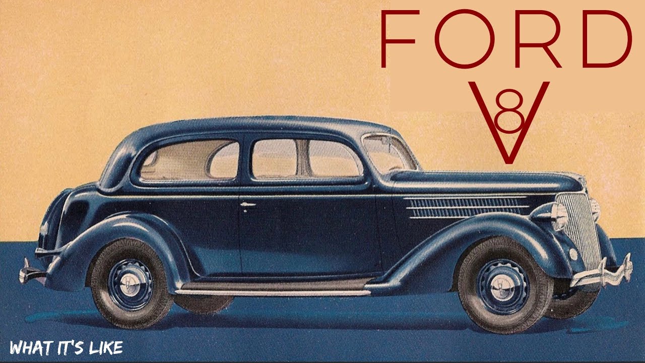 1936 Ford Tudor, V8 POWER