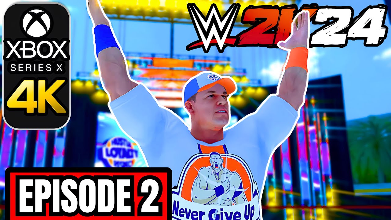 WWE 2K24 Universe Mode - PART 2 - No Commentary Xbox Series X (4K 60FPS)