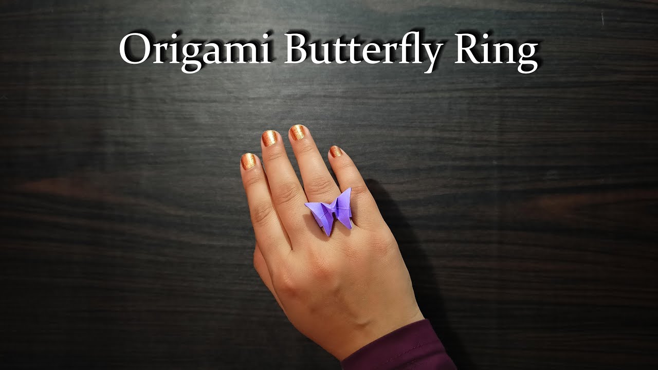 Stunning Origami Butterfly Ring Tutorial: Wearable Paper Artistry