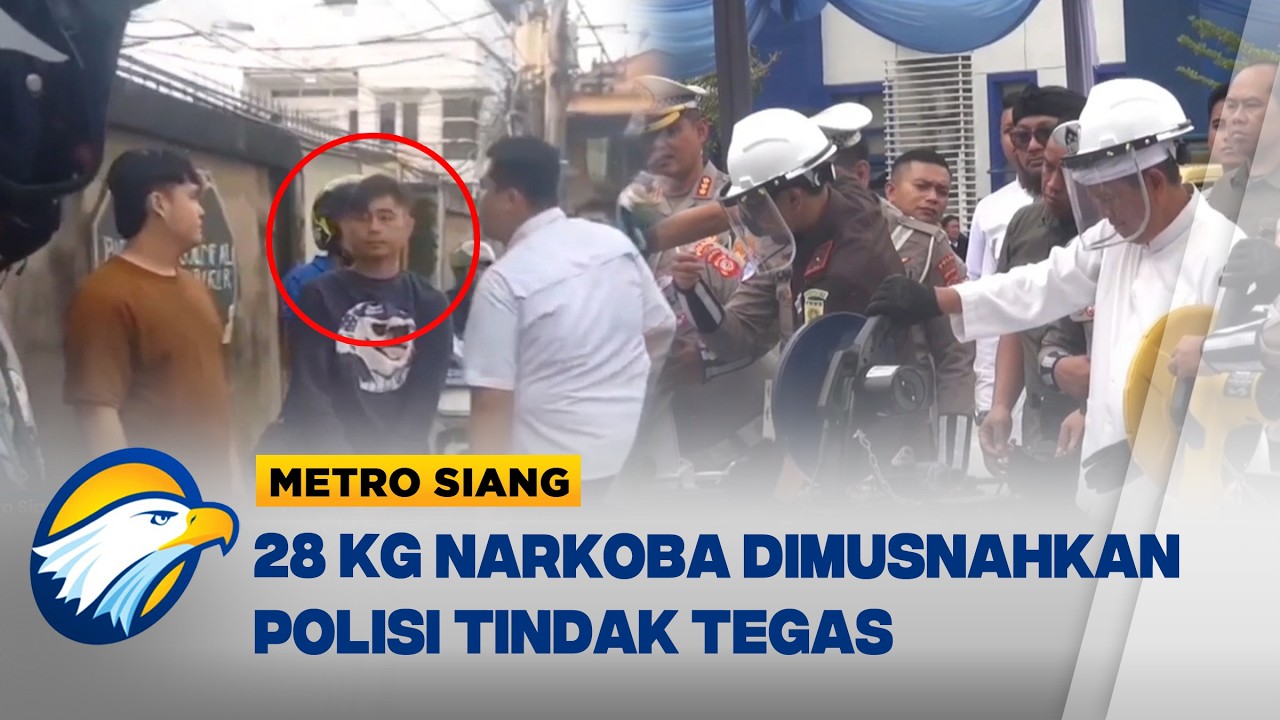 Penggerebekan Narkoba Massal, Polisi Temukan 15 Kg Heroin dan Sabu - [Metro Siang]