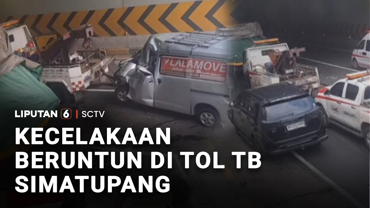 Kecelakaan Beruntun Terjadi di Tol TB Simatupang | Liputan 6