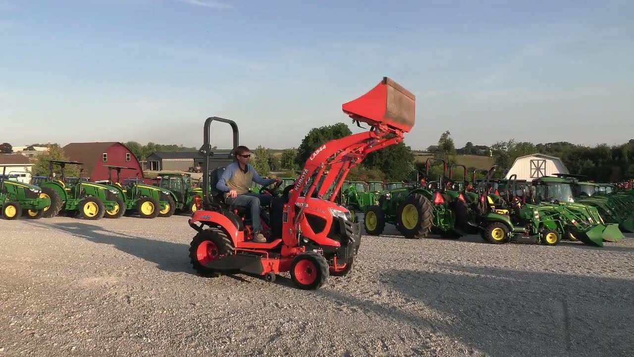 2017 Kubota BX2680 Open Station Tractor w/ Loader & Belly Mower! For Sale by Mast Tractor Sales