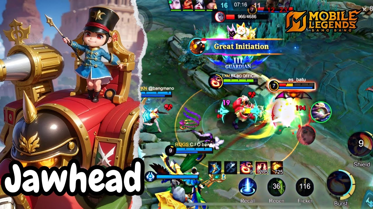 This Jawhead Roam Damage Is Crazy – MLBB Gameplay