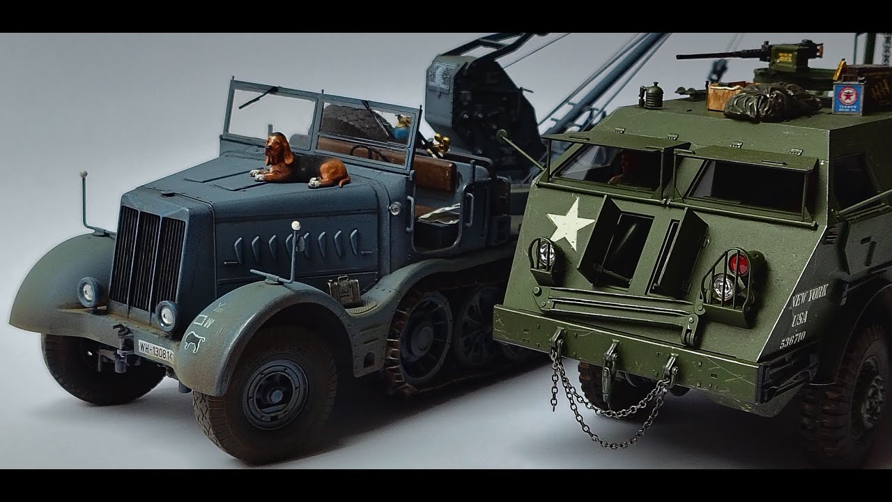 WW2 Heavy Prime Movers | Detailed Scale Models of Famo & Dragon Wagon