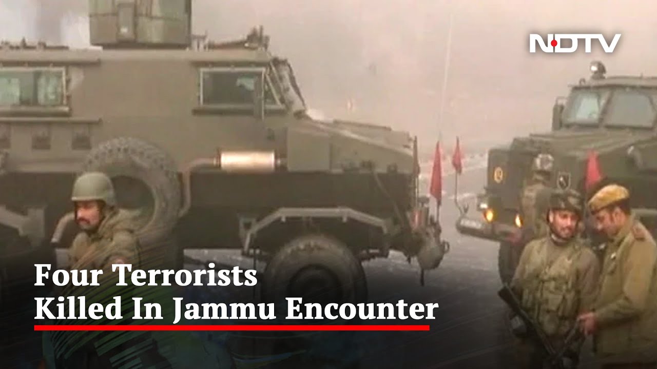 4 Terrorists Killed In Encounter With Security Forces In Jammu | The News