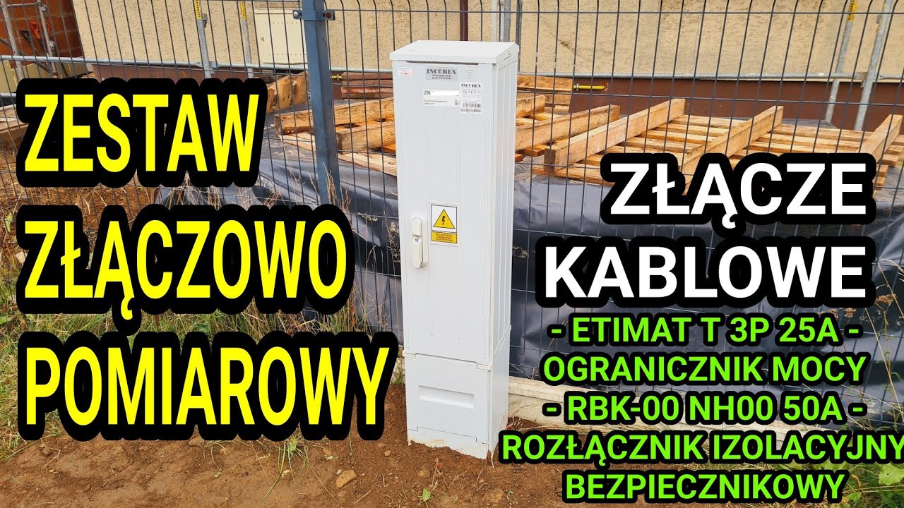 ZŁĄCZE KABLOWE - ZESTAW ZŁĄCZOWO-POMIAROWY ETIMAT T 25A, RBK 00 50A - niebawem WLZ 4x16mm² w miedzi