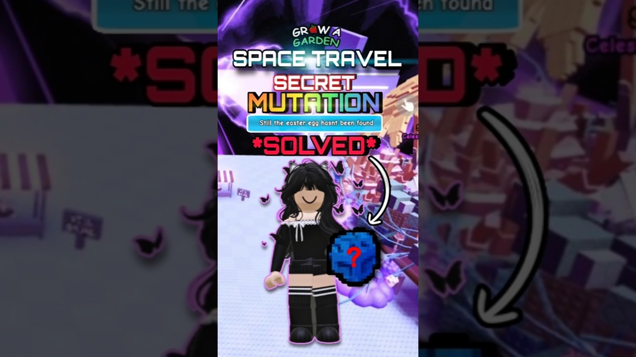 Secret Mutation in Space Travel Event Found Easter Egg - How to get Starised #roblox #growagarden
