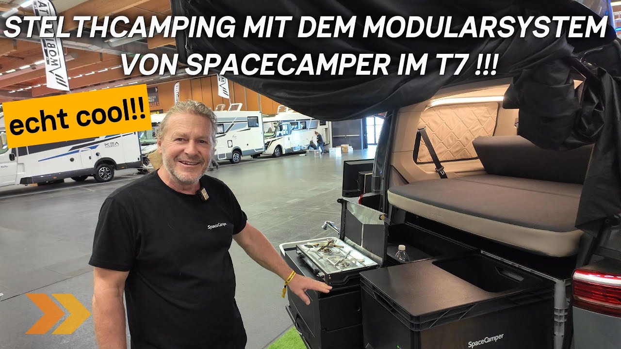 Bestes Stealthcamping 2024 mit dem Modularsystem von Spacecamper.